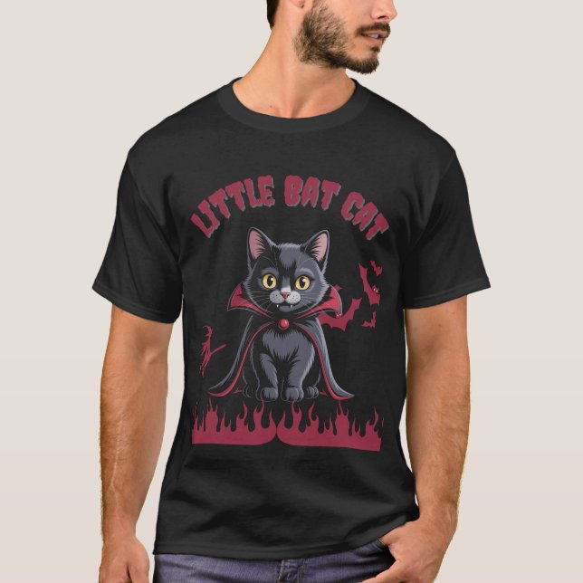 Camiseta Gato de Bate Pequeño (Anverso)