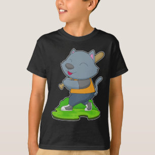 Camiseta Gato de béisbol