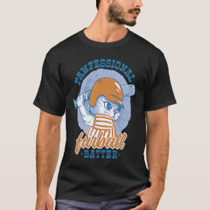 Camiseta gato de béisbol Pawfessional Furball bateador