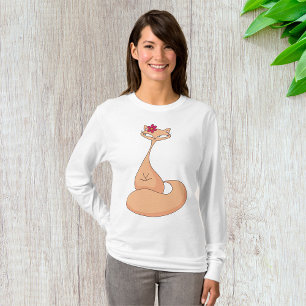 Camiseta Gato de belleza con aspecto de bellas mujeres de m