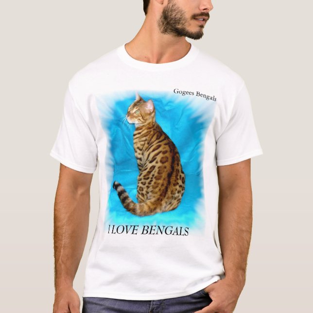 Camiseta Gato de Bengala (Anverso)