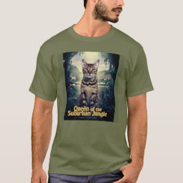 Camiseta Gato de Bengala: Reina de la selva suburbana