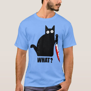 Camiseta Gato de bloqueo espeluznante