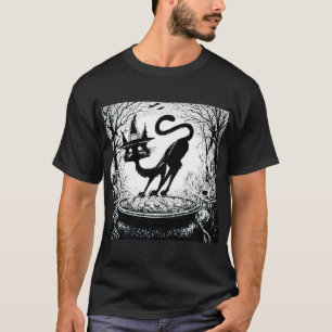 Camiseta Gato de bruja