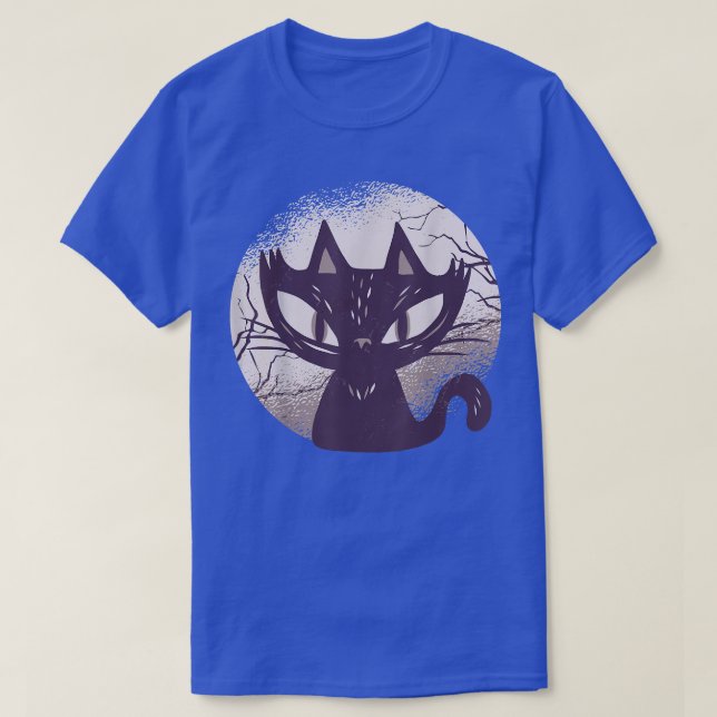 Camiseta Gato de bruja oscura 570  (Diseño del anverso)
