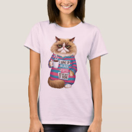 Camiseta Gato de café