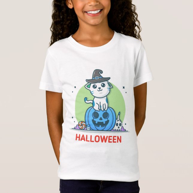 Camiseta Gato de calabaza (Anverso)