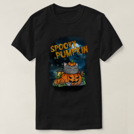 Camiseta Gato de calabaza espumoso de Halloween