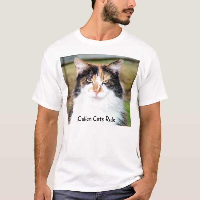 Camiseta Gato de calicó (Anverso)