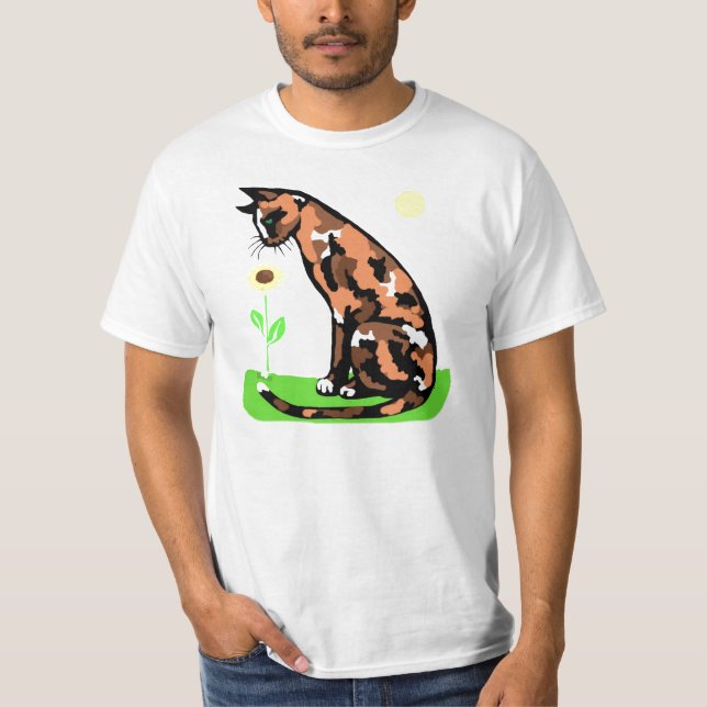 Camiseta Gato de calicó T (Anverso)