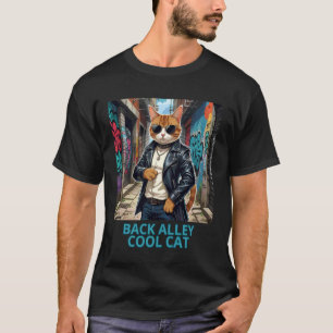 Camiseta Gato de Callejuela Gato Callejero Gatito Duro Feli