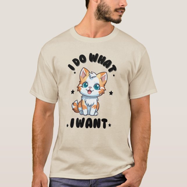 Camiseta Gato de camisetas: Haz lo que quieras en un estilo (Anverso)