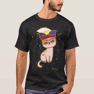 Camiseta Gato de Carnaval Dulce para Balancear un Carnaval