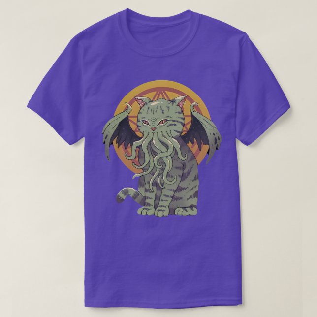 Camiseta Gato de Cathulhu Cthulhu (Diseño del anverso)