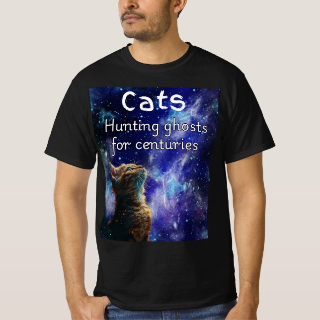 Camiseta Gato de caza fantasma (Anverso)