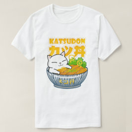 Camiseta Gato de cerdo Katsudon