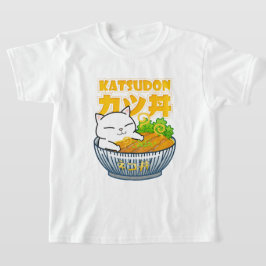 Camiseta Gato de cerdo Katsudon