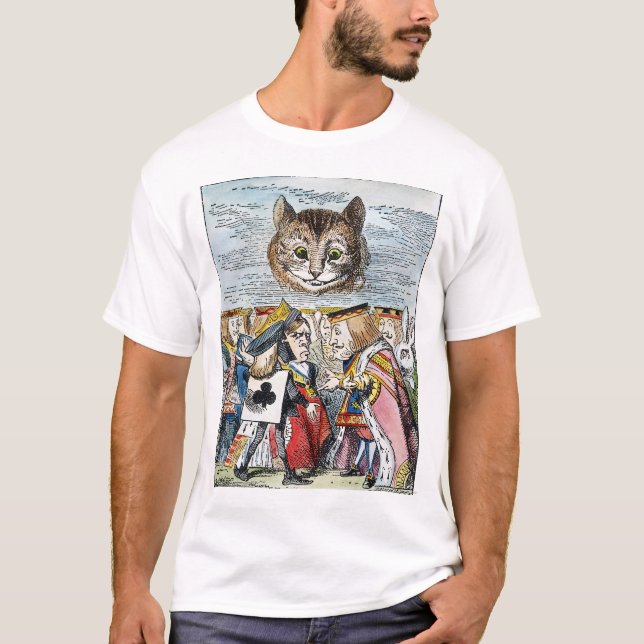 Camiseta Gato de Cheshire, 1865 (Anverso)