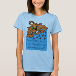 Camiseta Gato de Cheshire estoy enojado - Alicia en el paí