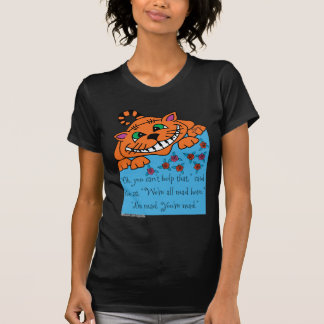 Camiseta Gato de Cheshire estoy enojado - Alicia en el país