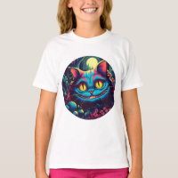 Gato de Cheshire Sonriendo Alicia en el País de la
