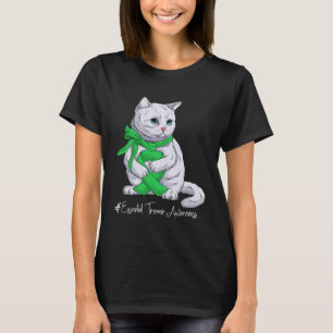 Camiseta Gato de cinta verde esencial para la toma de conci