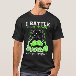Camiseta Gato de concienciación sobre la enfermedad celíaca