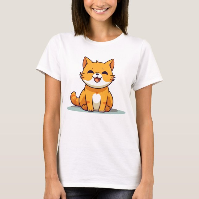 Camiseta Gato de corte (Anverso)