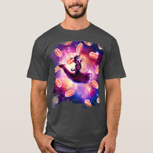 Camiseta Gato De Cowboy Space En El Delfín Unicornio Perro