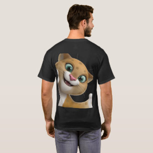 Camiseta Gato de Dibujos Animados Lindo y Juguetón en Prime