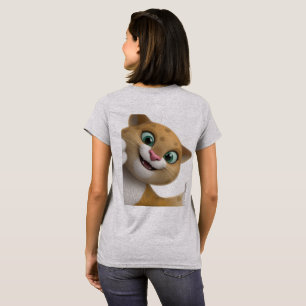 Camiseta Gato de Dibujos Animados Lindo y Juguetón en Prime