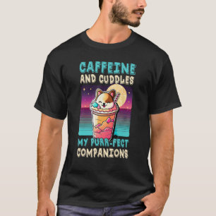 Camiseta Gato de diseño gráfico de gatitos divertidos y cur