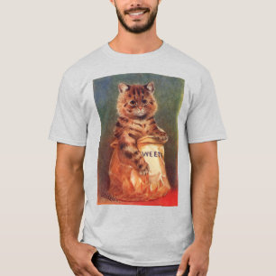 Camiseta Gato de dulces mixtos de Louis Wain