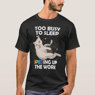 Camiseta Gato de Educación Especial con Profesor de Informá