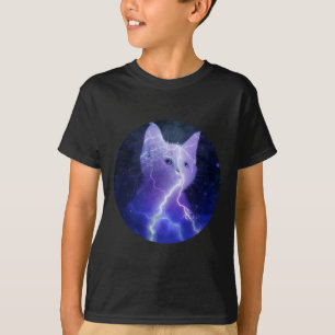 Camiseta Gato de electricidad Lightning de arte gráfico Gat