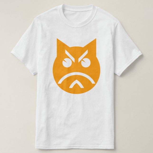 Camiseta Gato de Emoji de puentes (Diseño del anverso)