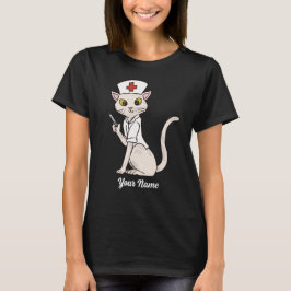 Camiseta Gato de enfermera - Amante del gato de la enfermer