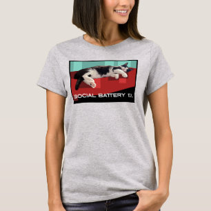 Camiseta Gato de Esmoquin Batería Social 1% Meme – Gato Dor