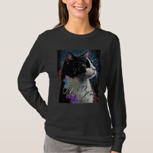 Camiseta Gato de esmoquin jefe para mamá papá