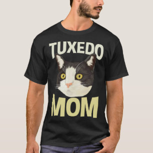 Camiseta Gato de esmoquin lindo madre gatito mamá animal