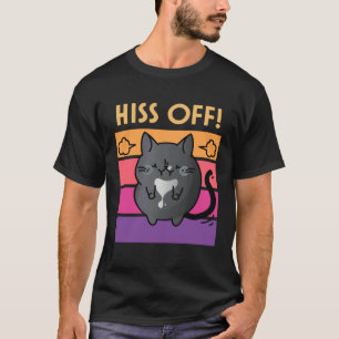 Camiseta Gato de esmoquin negro  Fuera siseo  Misterio acog