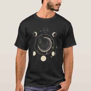 Camiseta Gato De Espacio Luna No binario Con Bandera No Bin