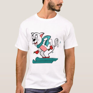 Camiseta Gato de esquí