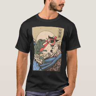 Camiseta Gato de estilo de lucha Kaiju japonés vs Monstruo 