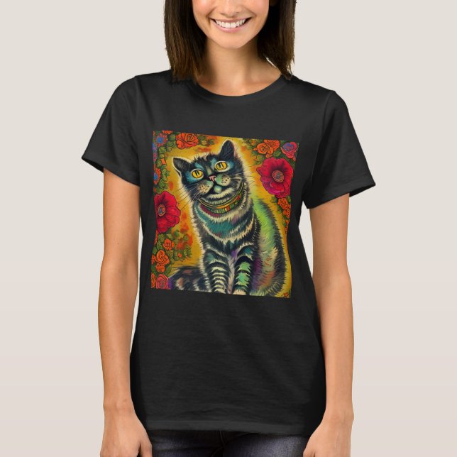 Camiseta Gato de estilo Luis Wain (Anverso)