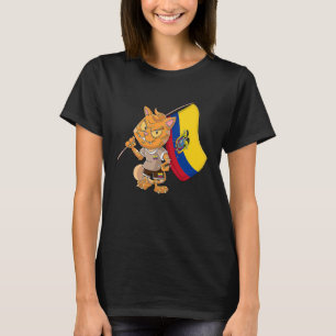 Camiseta Gato de fans de Ecuador