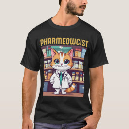 Camiseta Gato de farmacia divertida