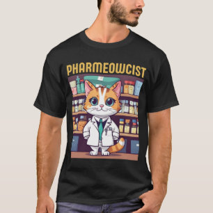 Camiseta Gato de farmacia divertida
