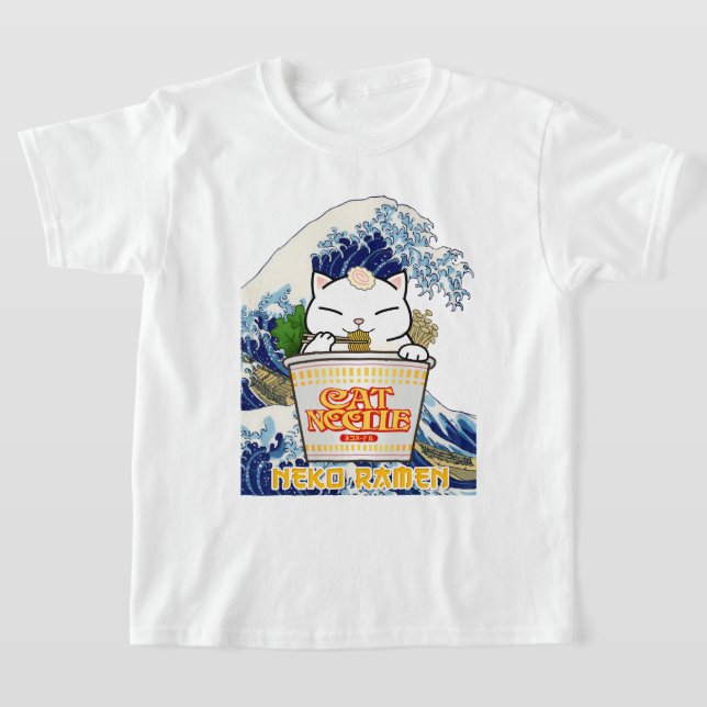 Camiseta Gato de Fideos de la Copa Ramen (Distribución)