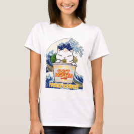 Camiseta Gato de Fideos de la Copa Ramen